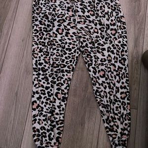 cheetah print joggers